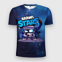 Мужская спорт-футболка 8 bit blue brawl stars 8 бит