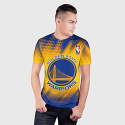 Футболка спортивная мужская Golden State Warriors, цвет: 3D-принт — фото 2