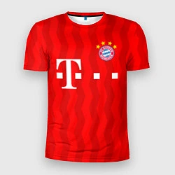 Футболка спортивная мужская FC Bayern Munchen, цвет: 3D-принт