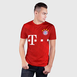 Футболка спортивная мужская FC Bayern Munchen, цвет: 3D-принт — фото 2