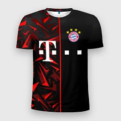 Футболка спортивная мужская FC Bayern Munchen Форма, цвет: 3D-принт