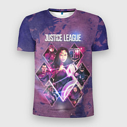 Мужская спорт-футболка Justice League