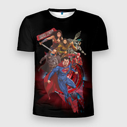 Мужская спорт-футболка Justice League
