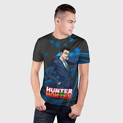 Футболка спортивная мужская Леорио Hunter x Hunter, цвет: 3D-принт — фото 2