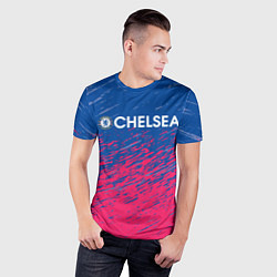 Футболка спортивная мужская Chelsea Челси, цвет: 3D-принт — фото 2