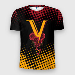 Мужская спорт-футболка CYBERPUNK 2077 VALENTINO