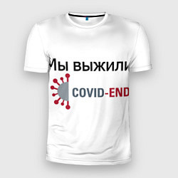 Мужская спорт-футболка Covid-End