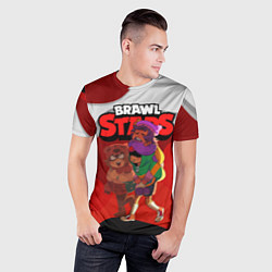 Футболка спортивная мужская Brawl Stars, цвет: 3D-принт — фото 2