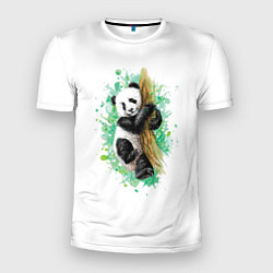 Футболка спортивная мужская Панда, цвет: 3D-принт