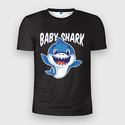 Мужская спорт-футболка Baby shark
