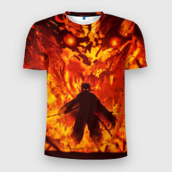 Мужская спорт-футболка Клинок, рассекающий демонов