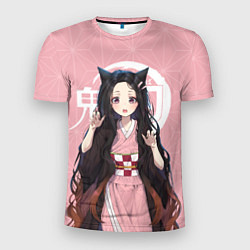 Футболка спортивная мужская Nezuko, цвет: 3D-принт