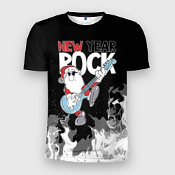 Мужская спорт-футболка New year rock
