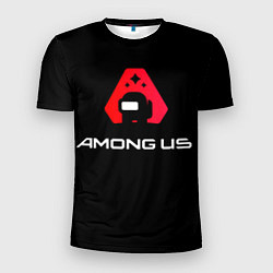 Мужская спорт-футболка Among Us Логотип