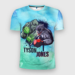 Мужская спорт-футболка Тайсон против Джонса