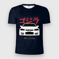 Мужская спорт-футболка Skyline R34 Z-Tune