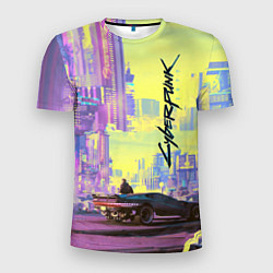 Футболка спортивная мужская Cyberpunk 2077, цвет: 3D-принт