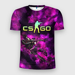 Мужская спорт-футболка CS GO Purple madness