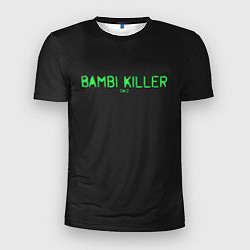 Футболка спортивная мужская Bambi killer, цвет: 3D-принт