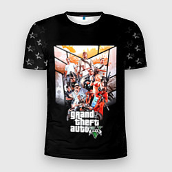 Мужская спорт-футболка Grand Theft Auto five