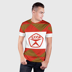 Футболка спортивная мужская Советское печенье, цвет: 3D-принт — фото 2