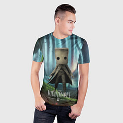 Футболка спортивная мужская Little Nightmares 2, цвет: 3D-принт — фото 2