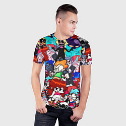 Футболка спортивная мужская FRIDAY NIGHT FUNKIN, цвет: 3D-принт — фото 2