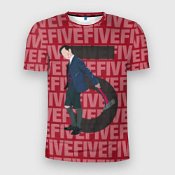 Футболка спортивная мужская FIVE FIVE FIVE, цвет: 3D-принт