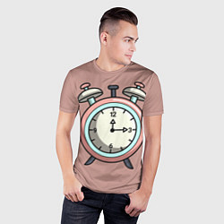 Футболка спортивная мужская Clock, цвет: 3D-принт — фото 2