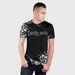 Футболка спортивная мужская DEATH NOTE ТЕТРАДЬ СМЕРТИ, цвет: 3D-принт — фото 2