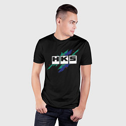 Футболка спортивная мужская HKS, цвет: 3D-принт — фото 2