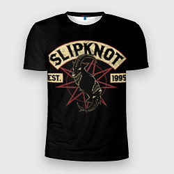 Футболка спортивная мужская Slipknot 1995, цвет: 3D-принт