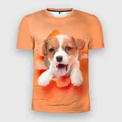 Мужская спорт-футболка Собака