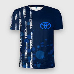 Футболка спортивная мужская Toyota - Paint Pattern on left, цвет: 3D-принт