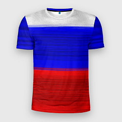 Мужская спорт-футболка Флаг России