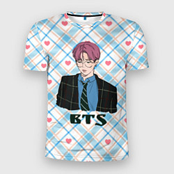 Мужская спорт-футболка BTS anime style