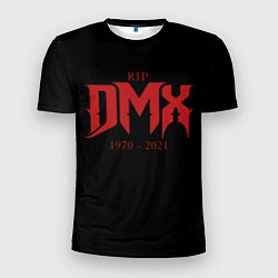 Футболка спортивная мужская DMX RIP 1970-2021, цвет: 3D-принт