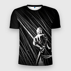 Мужская спорт-футболка Вирджил под дождём