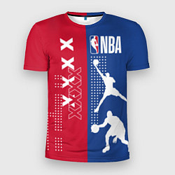 Футболка спортивная мужская NBA, цвет: 3D-принт