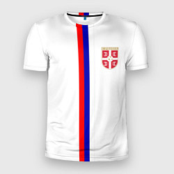 Футболка спортивная мужская Сборная Сербии, цвет: 3D-принт