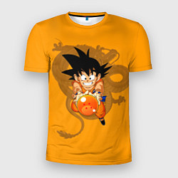 Футболка спортивная мужская Kid Goku, цвет: 3D-принт