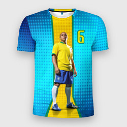 Мужская спорт-футболка Р Карлос Бразилия
