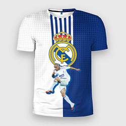 Футболка спортивная мужская Роберто Карлос Реал Мадрид, цвет: 3D-принт