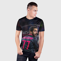 Футболка спортивная мужская Г Мхитарян Арсенал, цвет: 3D-принт — фото 2