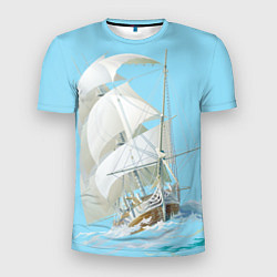 Футболка спортивная мужская The white wanderer, цвет: 3D-принт
