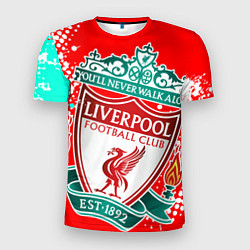 Футболка спортивная мужская LIVERPOOL ЛИВЕРПУЛЬ, цвет: 3D-принт