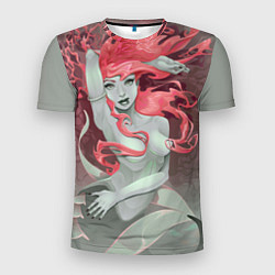 Мужская спорт-футболка Красивая русалочка Beautiful mermaid