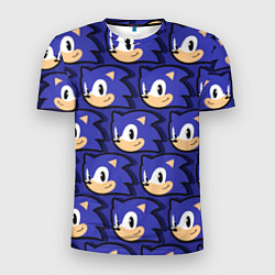 Футболка спортивная мужская Sonic pattern, цвет: 3D-принт