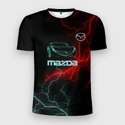 Футболка спортивная мужская Mazda, цвет: 3D-принт