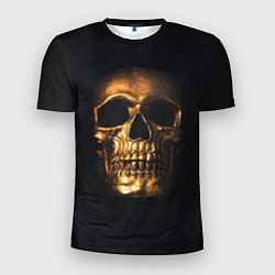 Футболка спортивная мужская Golden Skull, цвет: 3D-принт